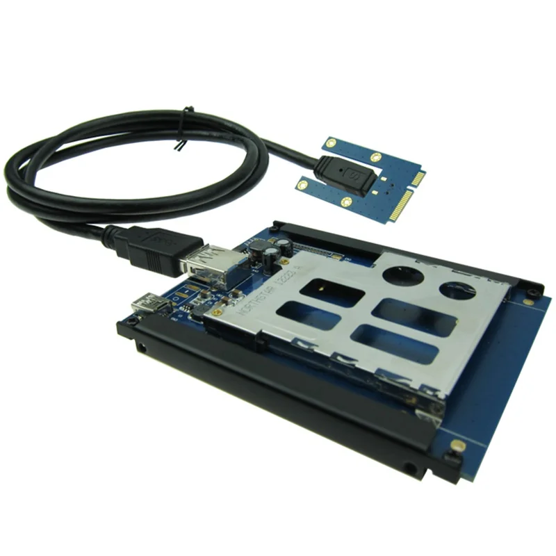 Half / Full Size Mini PCIe USB 2.0 To ExpressCard 54 / 34 slot Adapter PCI express mini Card to Express Card Converter Reader