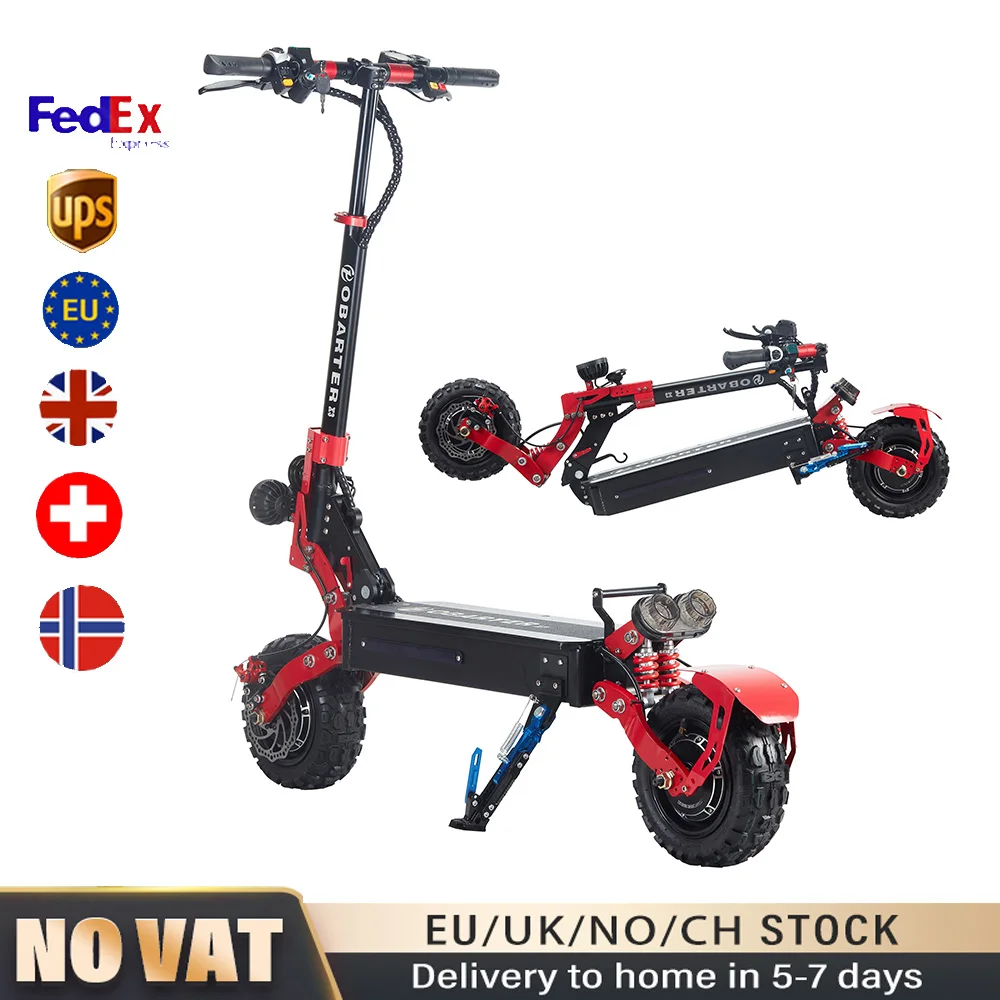 

Электроскутер для взрослых, 1200 Вт * 2, 40 миль/ч, 11 дюймов