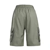 Outdoor Cargo Shorts Male Overalls Elastic Waist Cycling Shorts Multi-pockets Loose Work Shorts Quick Dry Sport Printed Trousers 6