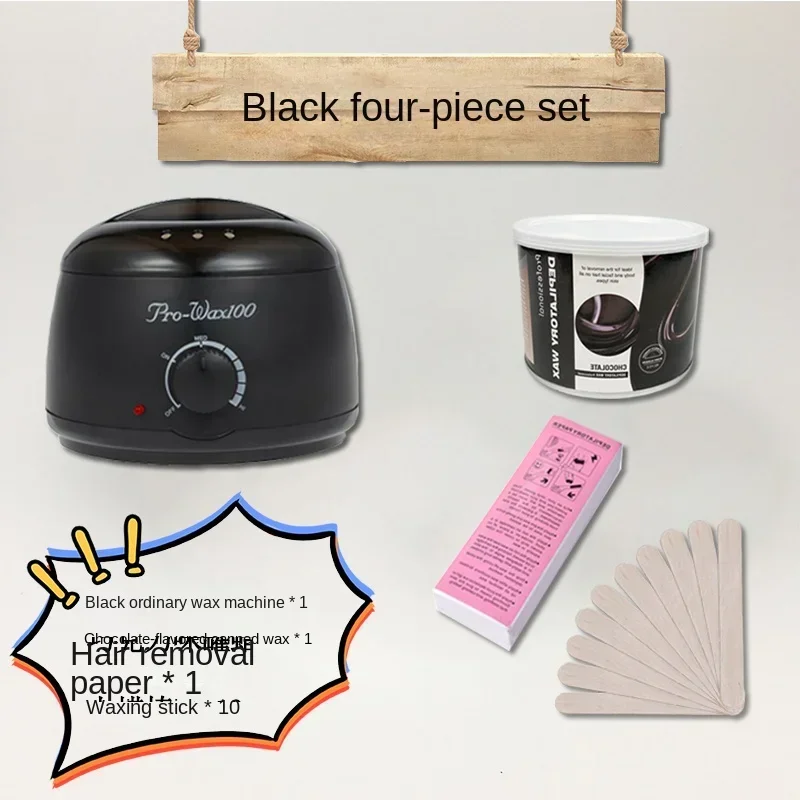 110V/220V Efficient Wax Heater for Brazilian and Can Wax Tear Off Soft for Full Body Hair Removal, Perfect Men and Women