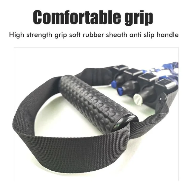 Chest Training Expander Elastic Pull-Rope Strength Trainer Multifunction Fitness Home Gym Workouts Equipment Resistance Band 5