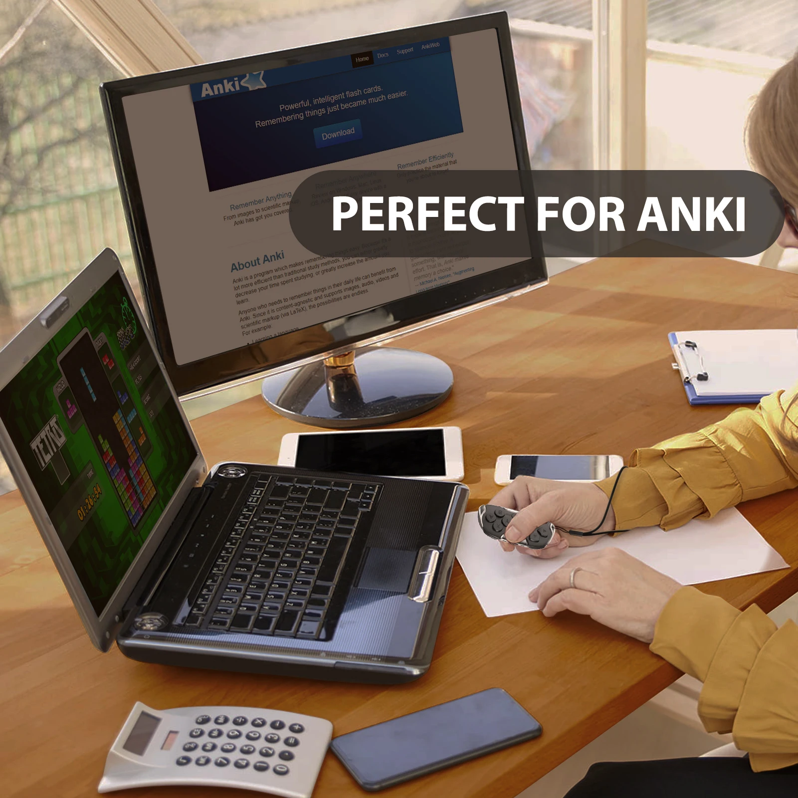 Mini Wireless Controller, Remote for Anki,Switch/OLED, Windows 