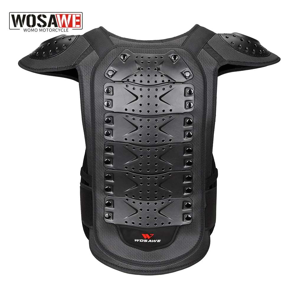 Wosawe Adults Motorcycle Body Armor Atv Protective Vest Dirtbike Chest