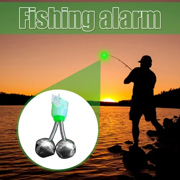 20-1PCS Fish Bite Alarm Twin Spiral Bells Fishing Indicator Bait Alarm Outdoor Night Fishing Alarm Bell Fishing Equipment 3