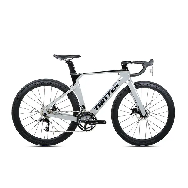 Twitter Road Bike R5-Disc RIVAL-22S RS-24S Thru-Axle F12100_R12142mm 29Inch 700C*25C 11-30T Carbon Fiber Frame Road Bicycle