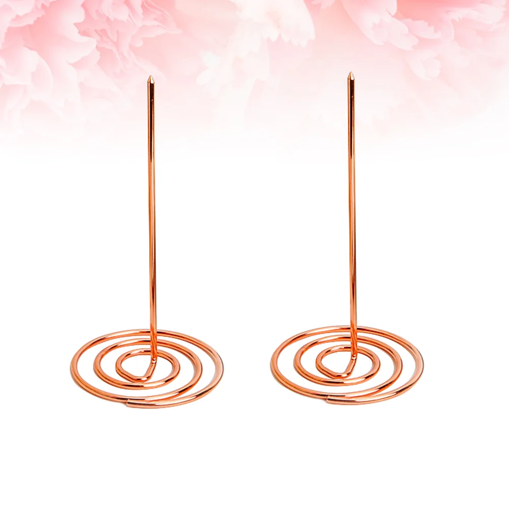 

Invoice Document Notes Metal Needle Folder Storage Holder Products Golden Menu Summons Fork Holder for Office Home Kitchen