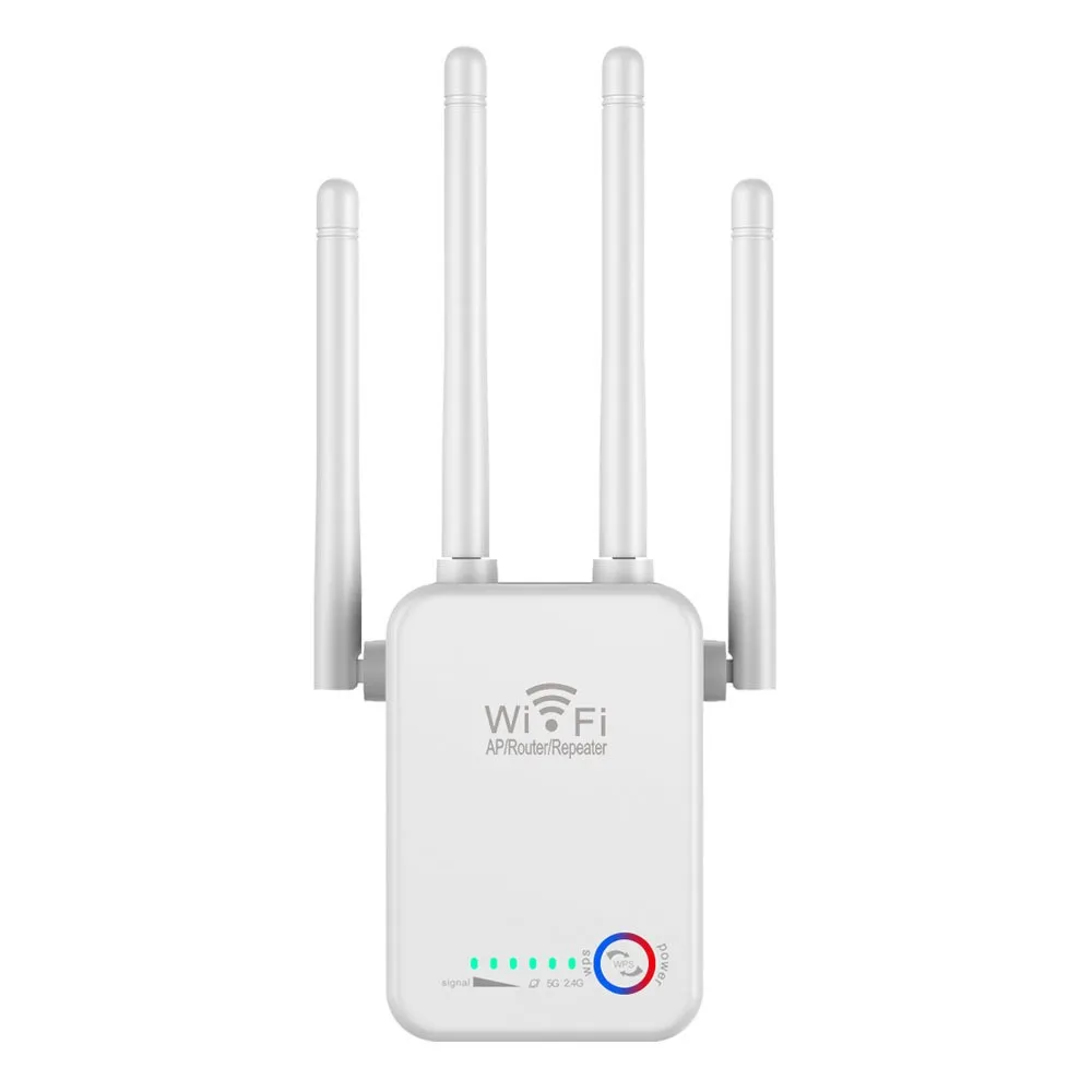 5Ghz WiFi Repeater Tốc Độ 1200Mbps Router 2.4G Wifi Tầm Xa Bộ Mở Rộng 5G Wi-Fi Tín Hiệu Repeater best buy router Wireless Routers