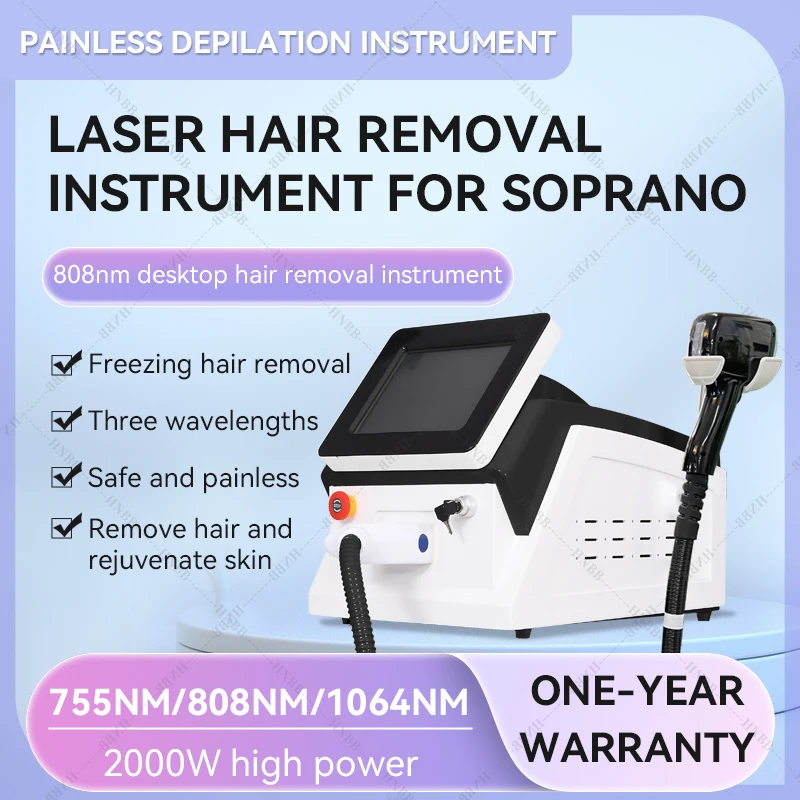 

Professional 2000w 1064nm Titanium 808 Diode Laser Hair Removal Machine Price for Sale Face and Body