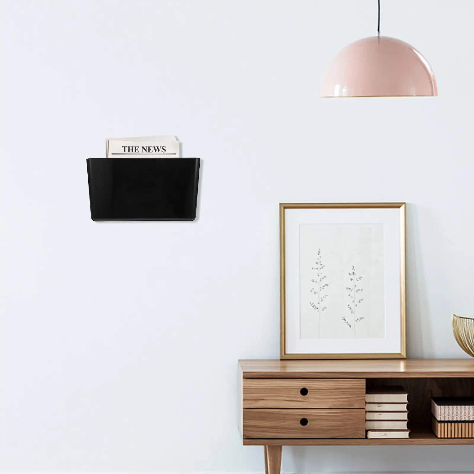 벽걸이 파일 홀더 플라스틱 벽걸이형 정리함 사무실 문서 보관 공간 절약 파일 랙 폴더