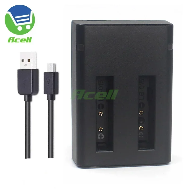 Lb-015 Caricabatteria Doppio Per Action Camera Kodak Pixpro Wpz2