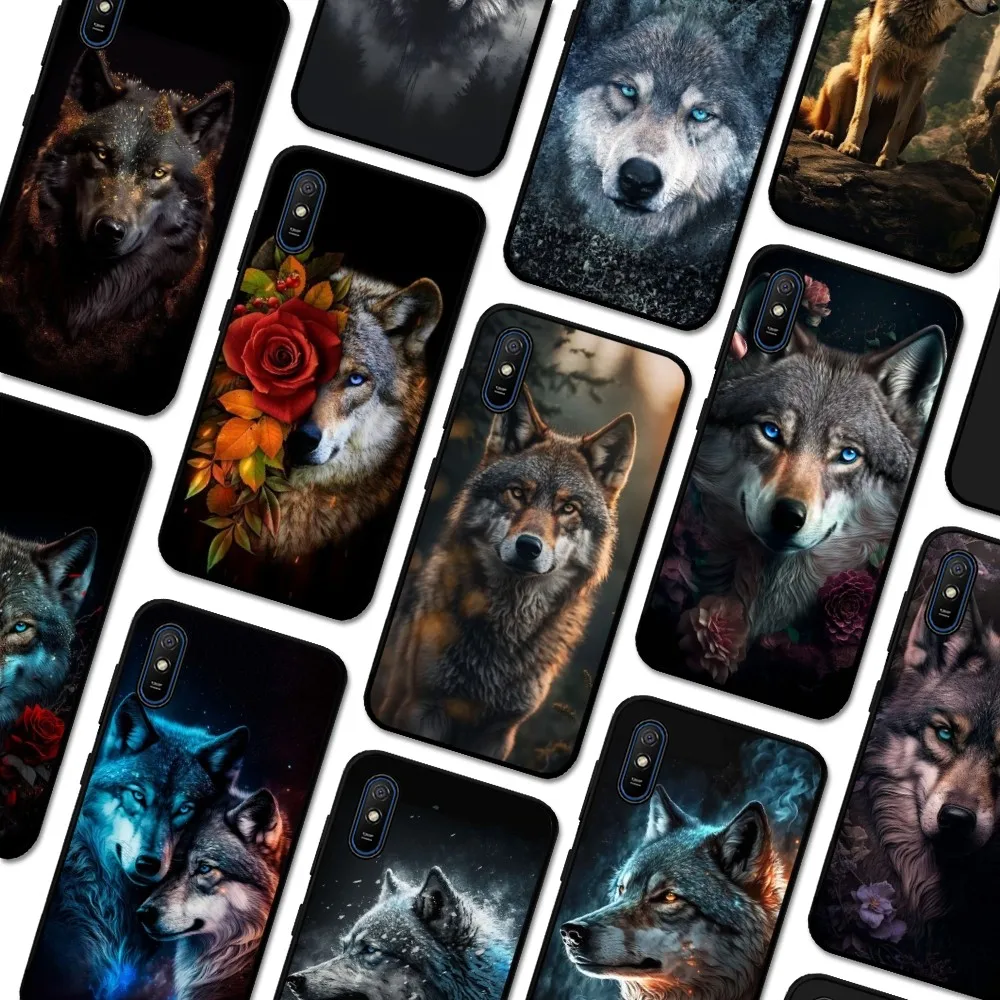 

Wolf Animal Cool Phone Case For Redmi 5 6 7 8 9 10 plus pro 6 7 8 9 A GO K20 K30 K40 pro plus F3 Fundas