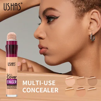USHAS Sponge Tip Foundation Holding Concealer No Makeup Removal Waterproof Concealer 12 Colours Available 2
