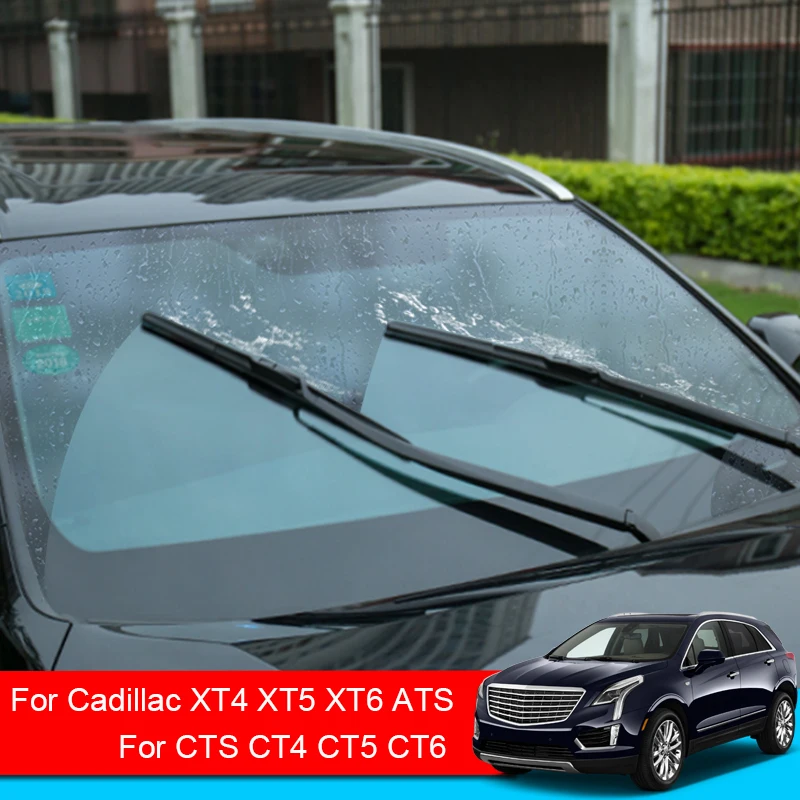 

Car Windshield Wiper Blades Rubber For Cadillac ATS CT4 CT5 CT6 CTS Escalade LYRIQ SRX XT4 XT5 XT6 2009-2024 External Accessory