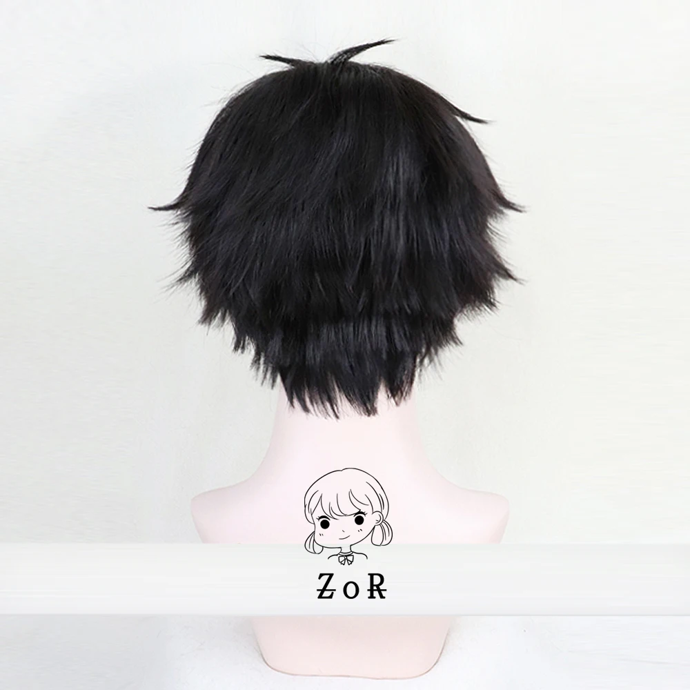 Anime My Dress-Up Darling Wakana Gojo Cosplay Wig Short Black Hair