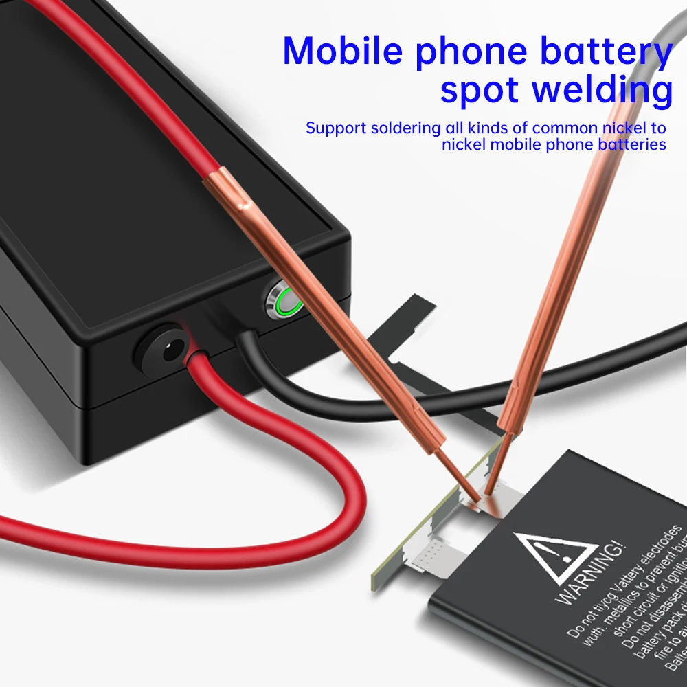 DIY Storage Mini Welder 5V 2A 6 Speed Adjustable 18650 Li-ion Battery Spot Welding Tool Kits Home Energy Small Portable Handhel 3