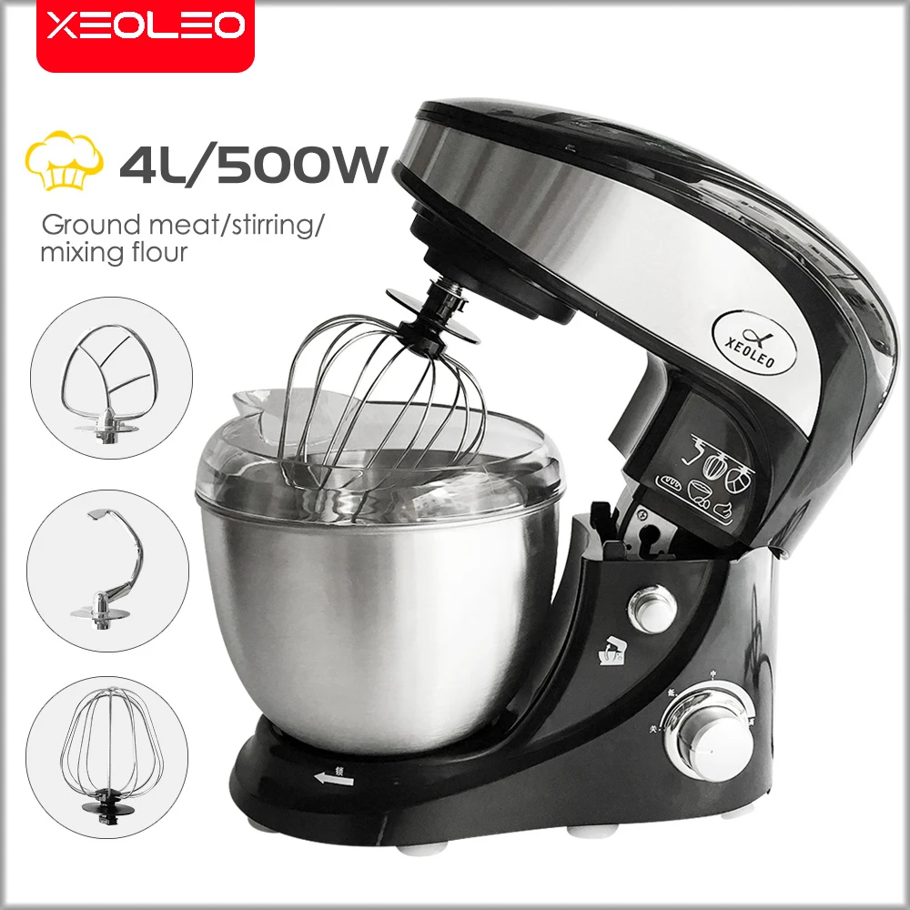 Xeoleo 4l Mixer Electric Food Blender Dough Mixer Cream Egg