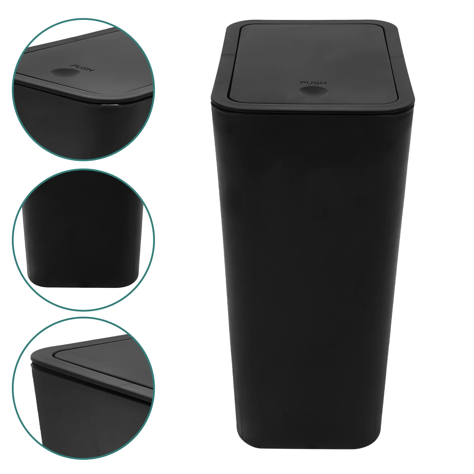 

Reusable Trash Can Garbage Container Bin for Kitchen Living Room Bathroom Dry Wet Classified Trash Can Dustbin Rubbish Box