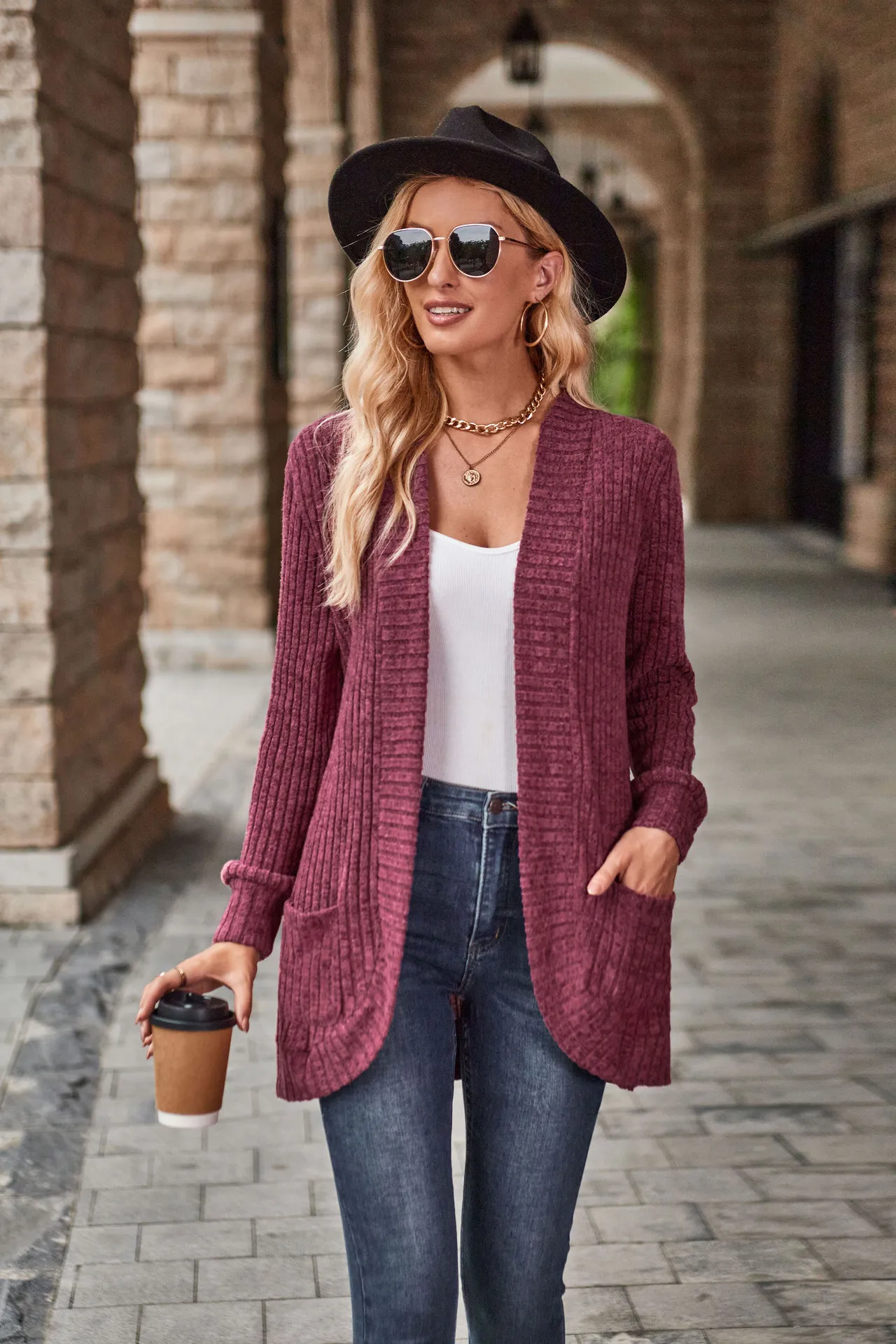 

Cardigans Women Sweater Long Sleeve Solid Knit Coat Autumn Winter Clothing Streetwear Jumpers Jacket Casual Knitwears Cardigan