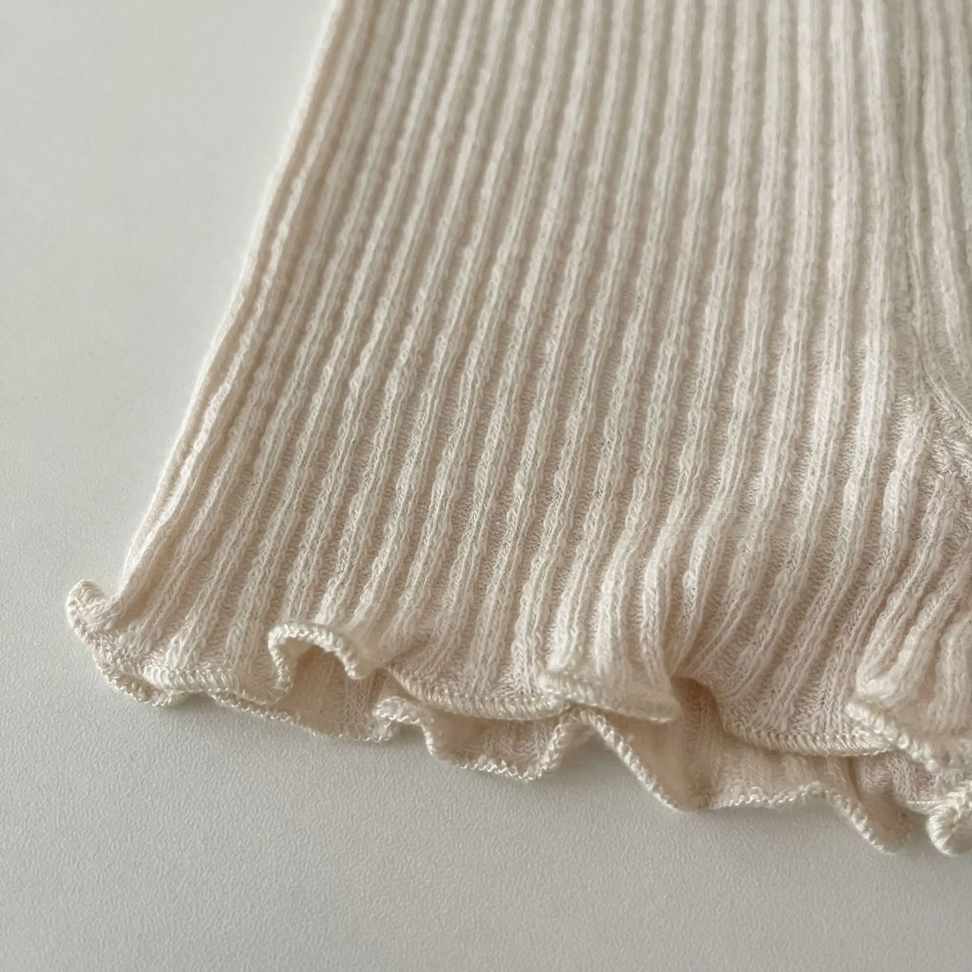 Casual Shorts Summer Newborn Baby Solid Shorts Girl Infant Ribbed Ruffle Short Pants Kids Boys Cotton casual shorts cotton shorts