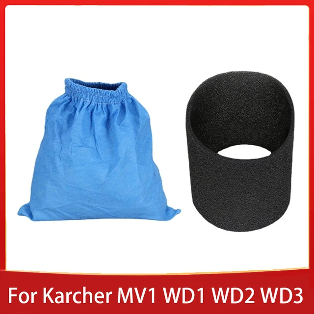 Sacs Aspirateur pour Kärcher WD2, lot de 8 sacs filtrants en