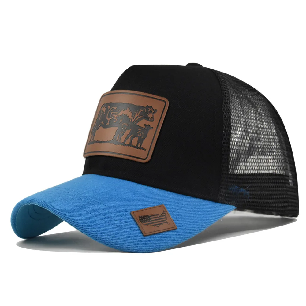 Luxury Bull Embroidered Snapback Cap - Unisex Stylish Rancher Hat