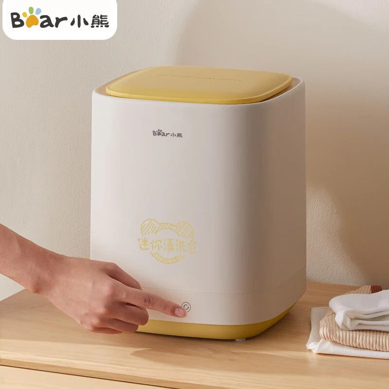 Bear Mini Lavatrice 5L Calzini Portatili Biancheria Intima Mutandine Lavatrice Domestica 3 Gear Timing Lavatrice Intelligente