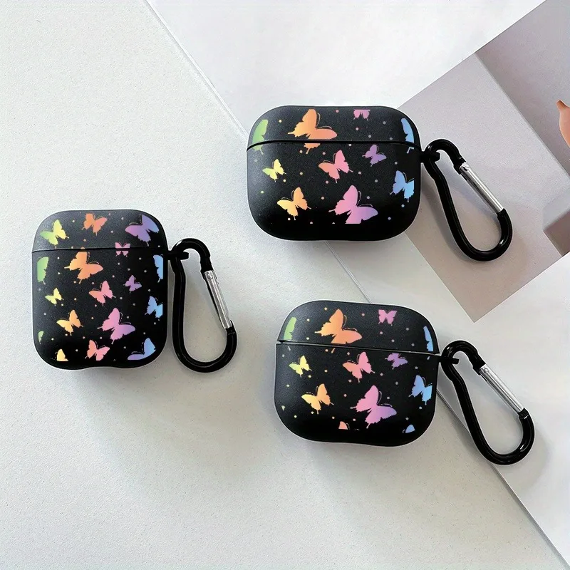 Colorful TPU AirPods Case with Keychain for Pro and Gen Models