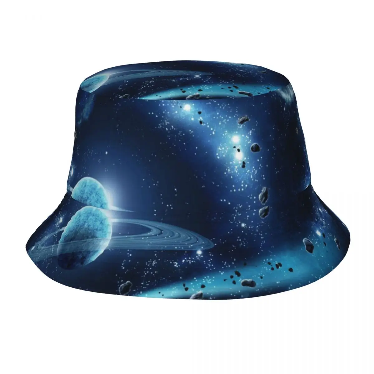 

Панама в стиле Фэнтези для мужчин и женщин, складная шляпа с рисунком звездной ночи, рыбака, солнцезащитный козырек