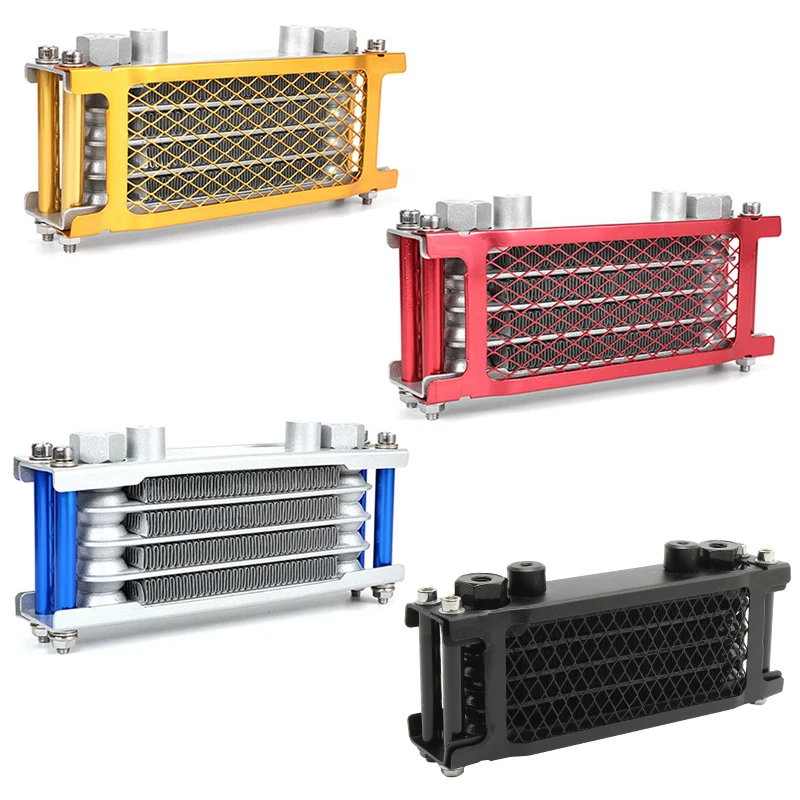Moped 250cc 4 Stroke Motorcycle Engine Cooling Radiator for KTM Kawasaki Honda Yamaha Universal Dirt Bike Motocross Oil Cooler