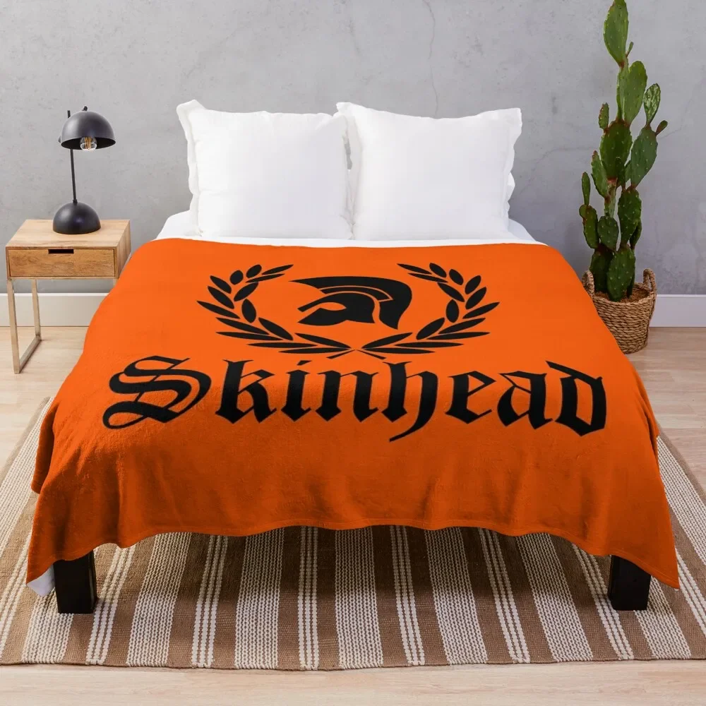 

Skinhead A Message To You Throw Blanket Nap christmas decoration Personalized Gift Blankets