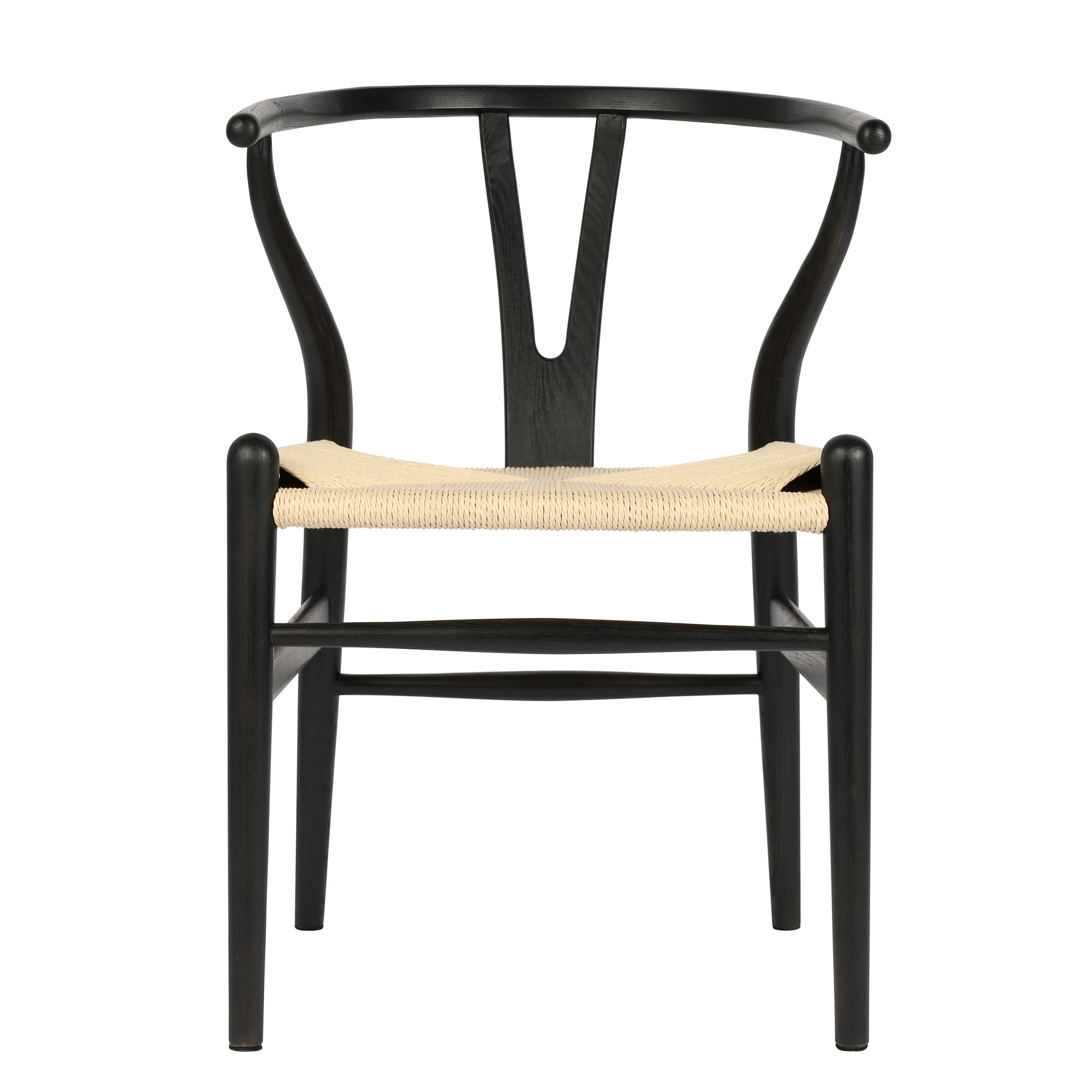 High Cost Effective Ash Wood Y Chair Restaurant Coffee Shop Wishbone Chair Dining for Sale