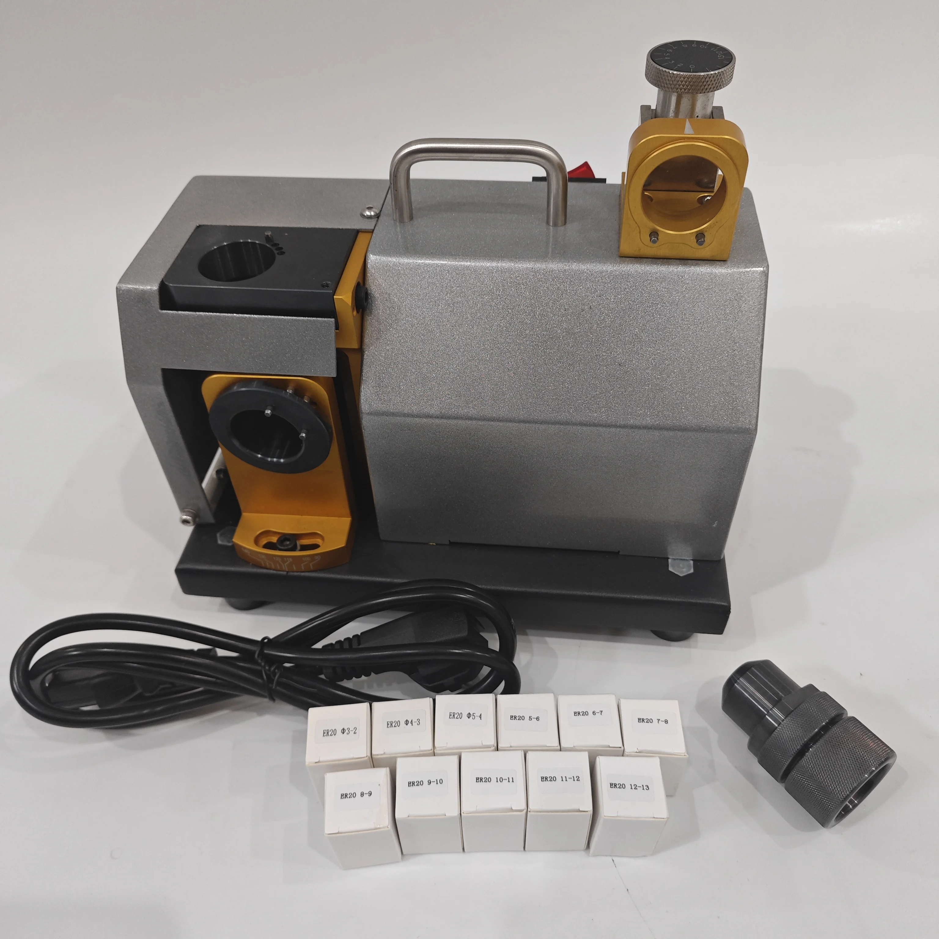 DG-13 Professional Drill Bit Sharpener | Precision Grinder 3-13mm 90°-140° Drill Grinding Machine 110V/220V detail image 1