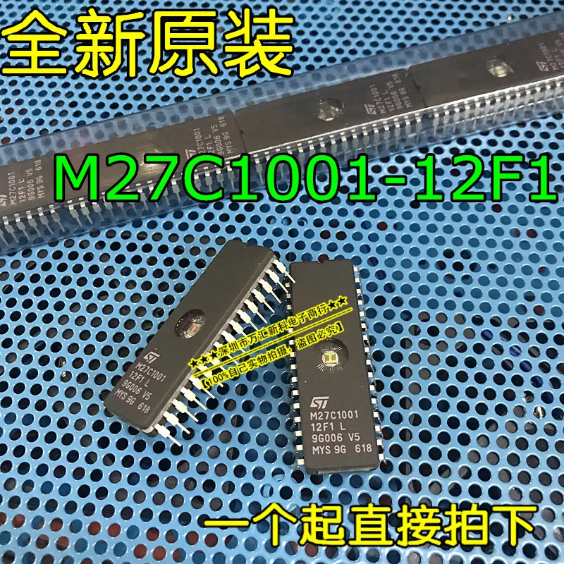 

10pcs orginal new M27C1001-12F1/10F1/15F1 M27C1001 programming memory