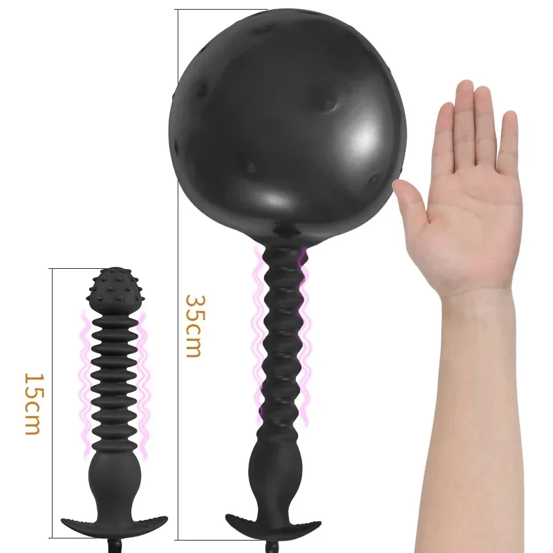 Erwachsene g Punkt Expansion Stimulator aufblasbare Anal Butt Plug Dilatator großen Dildo Einfügung Sexspielzeug männliche Prostata-Massage gerät 1