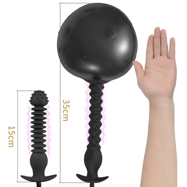 Erwachsene g Punkt Expansion Stimulator aufblasbare Anal Butt Plug Dilatator großen Dildo Einfügung Sexspielzeug männliche Prostata-Massage gerät 1