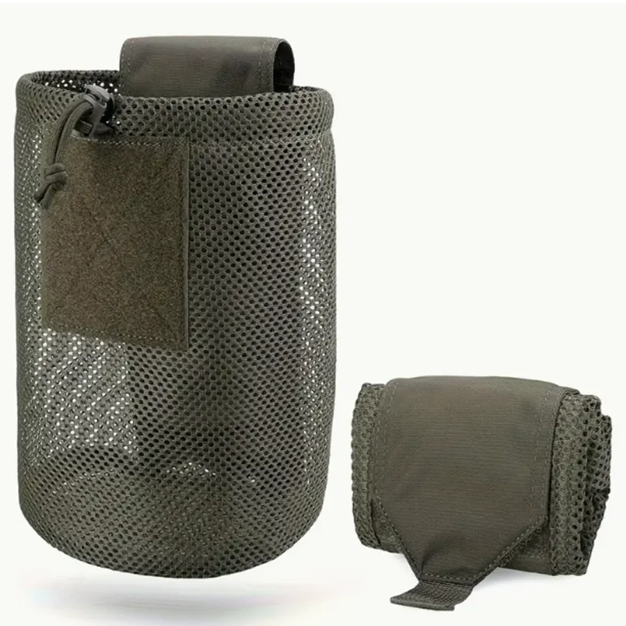 Compact Tactical Nylon Mesh Pouch for Outdoor and EDC Storage