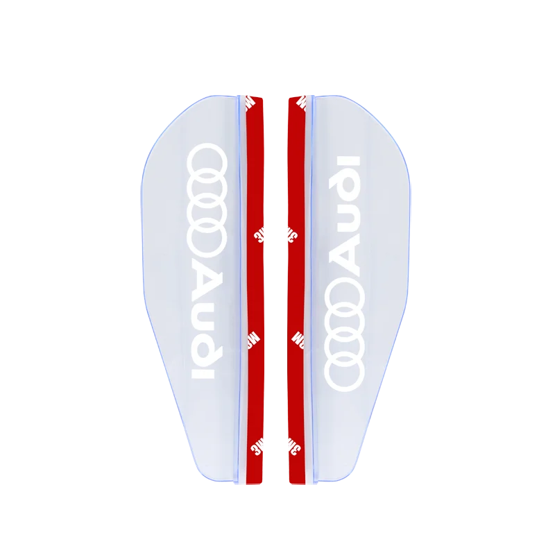 Car Rearview Mirror Rain Shield and Sun Visor with Logo