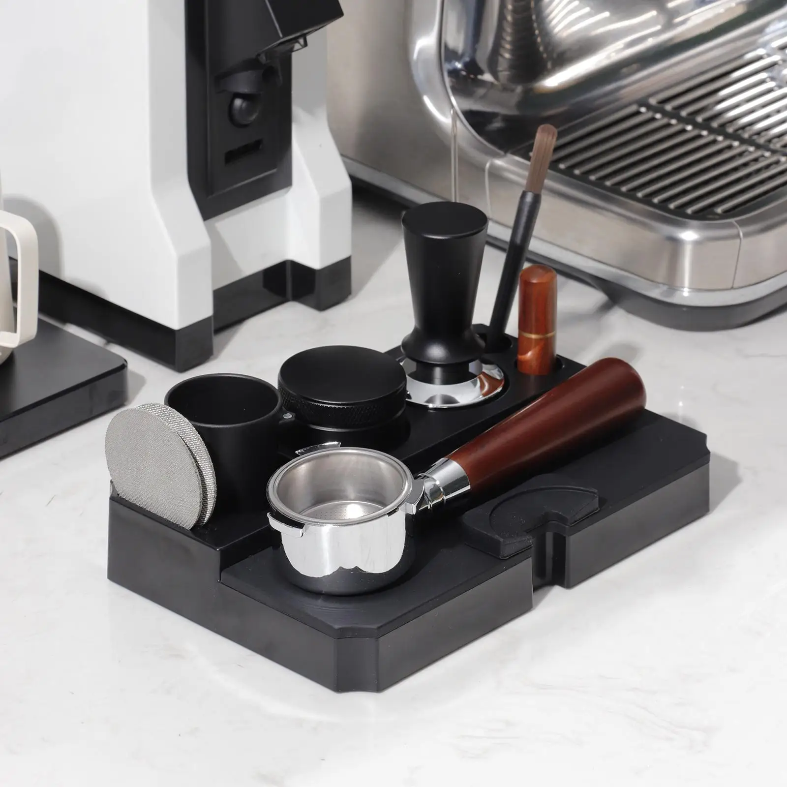 

Espresso Tamper Holder Station Anti Skid Easily Accessible Convenient for Coffee