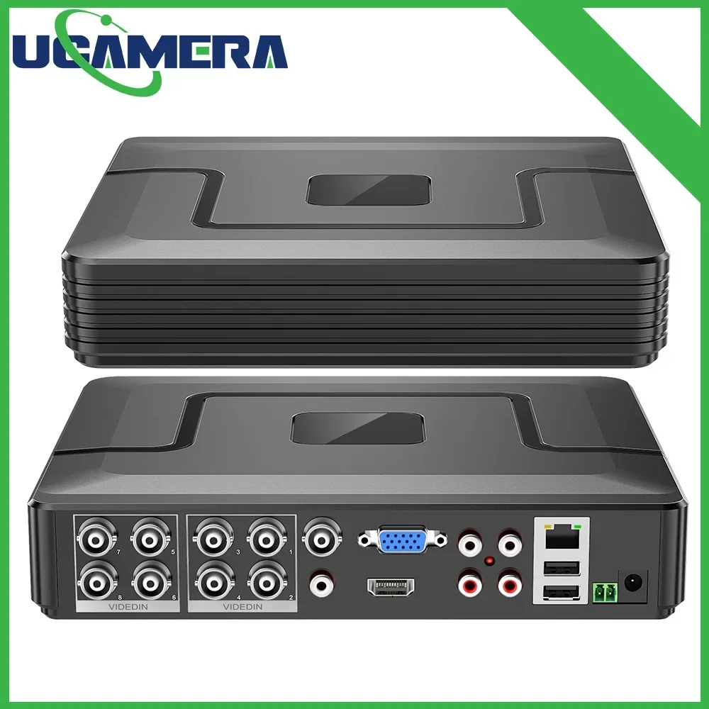 H.265 8CH/4CH 5M-N HVR Security Hard Drive CCTV Hybrid Video Recorder DVR P2P Support AHD/TVI/CVI/CVBS/IP cameras ONVIF NVR