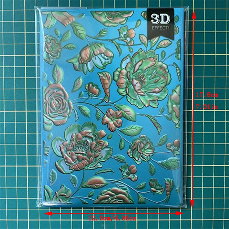 3D Embossing Folder for Birthday Spring Get well soon Card making Scrabooking Deco plastic embossing folder embossing folder