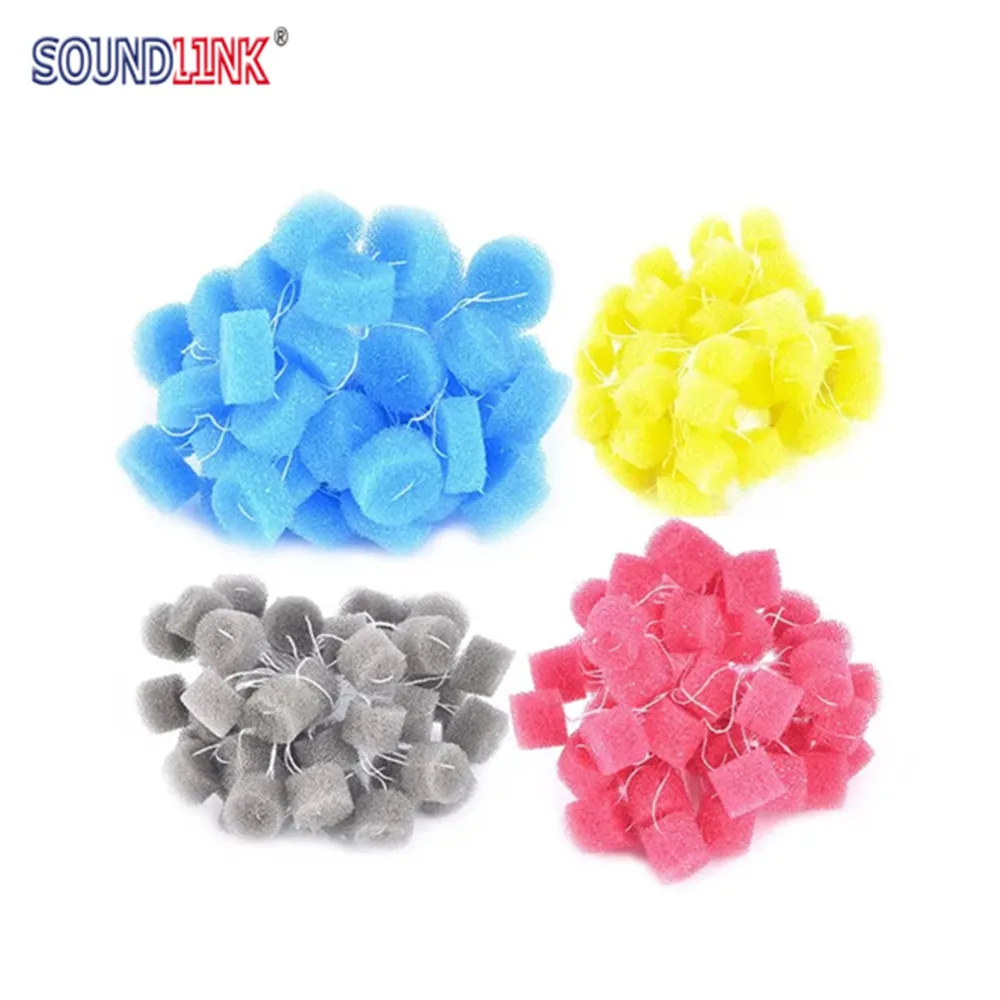 Ear Impression Pads Otoblock Impression Foam Earplugs Ear Plugs Sponge Eartips for Taking 50PCS-ear plugs