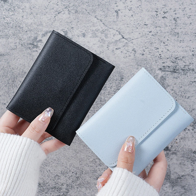 Tri-fold Short Women's Wallet Multifunctional Mini Multi-card Bag Fashion Simple Credit Card Coin Purse