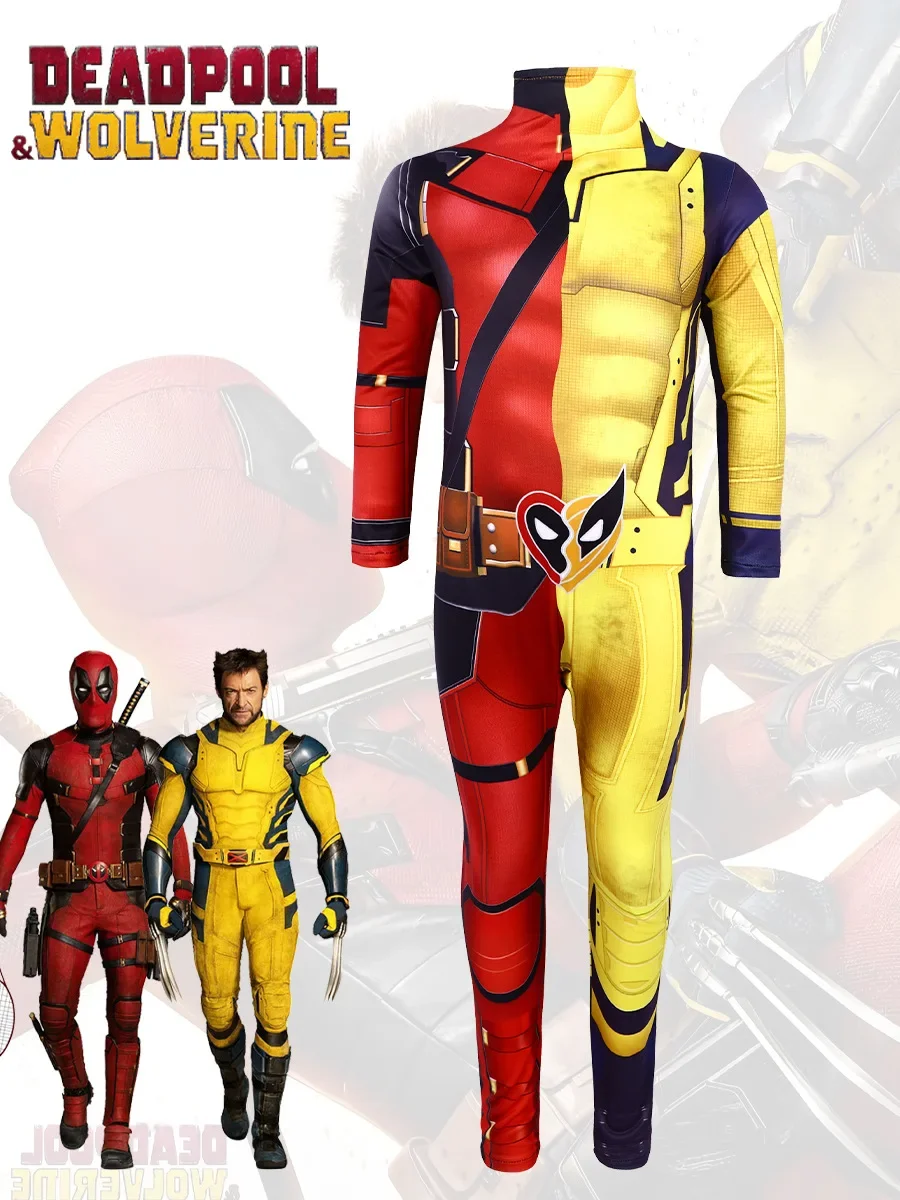 デッドプール-子供と大人のための3つのコスプレ衣装,新しい