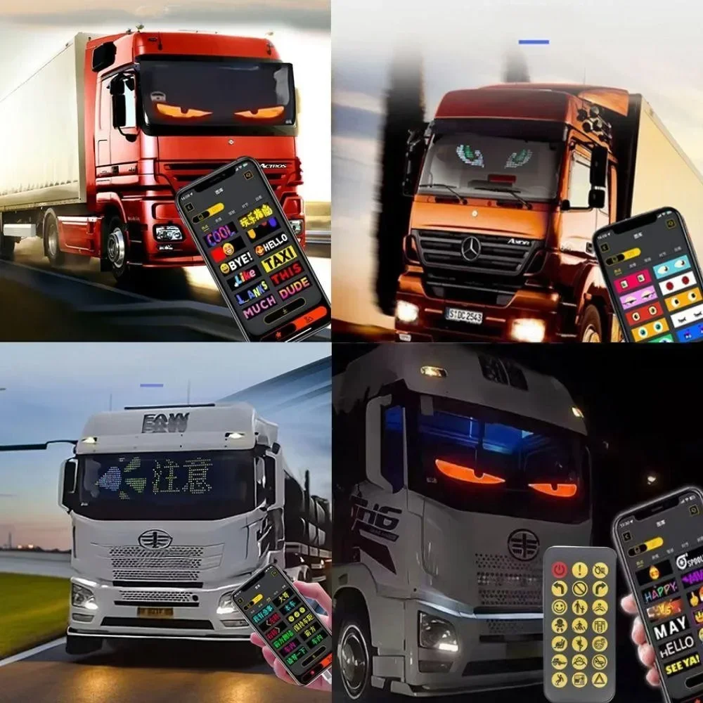 2.8 * 6.8 In Devil Eyes Light For Cars, Colorful Eye Lamp Soft - Foto 12