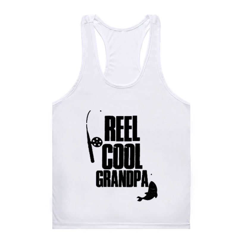 

Reel Cool Grandpa tank Gym t-gym tank top men Grandfather Gifgym tank top men Fishing tank top men Gift for Him gym tank top men