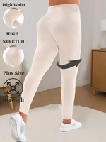 CUHAKCI Spring Summer Casual Fashion Large Women's Bottom Pants Solid Color Casual Pants Outdoor Sports Fitness Yoga Pants - Image 4