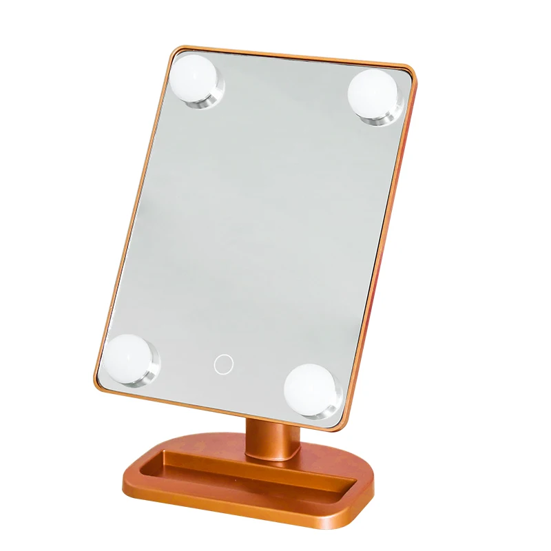 HollywoodMakeupMirror4LightbulbsWholesaleSmallConcaveDimmable