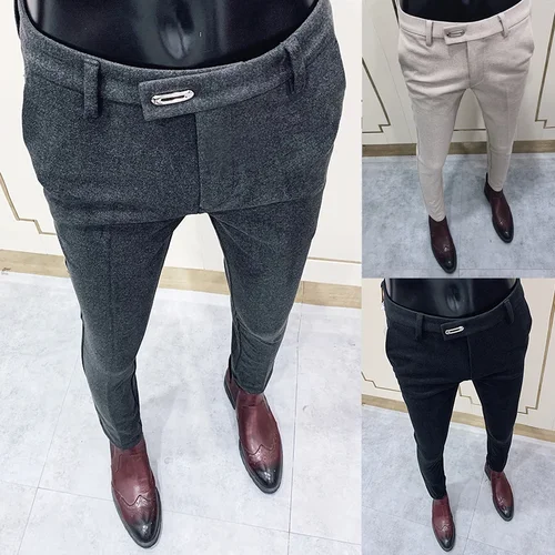겨울의 따뜻함을 더하는 남성용 모직 바지 추천