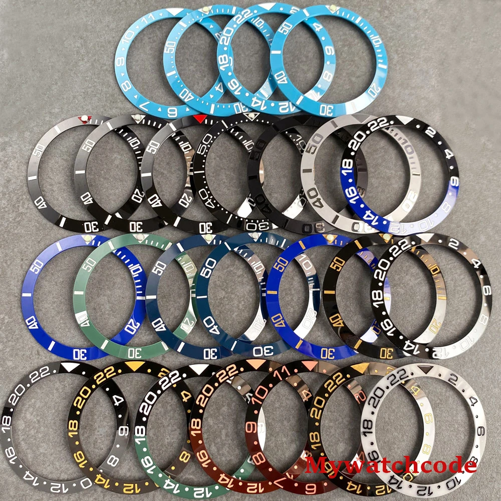 Premium Ceramic Watch Bezel Insert – 38mm X 30.6mm Replacement