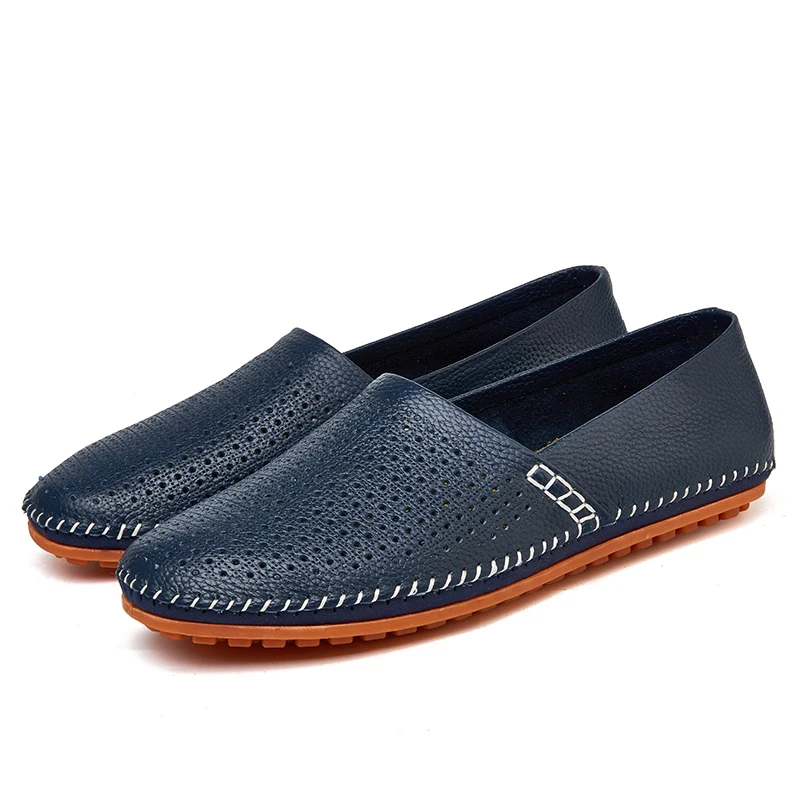 

Summer Men Sandals Genuine Leather Mens Casual Shoes Outdoor Men Leather Sandals for Men Beach Shoes Roman mens Shoes